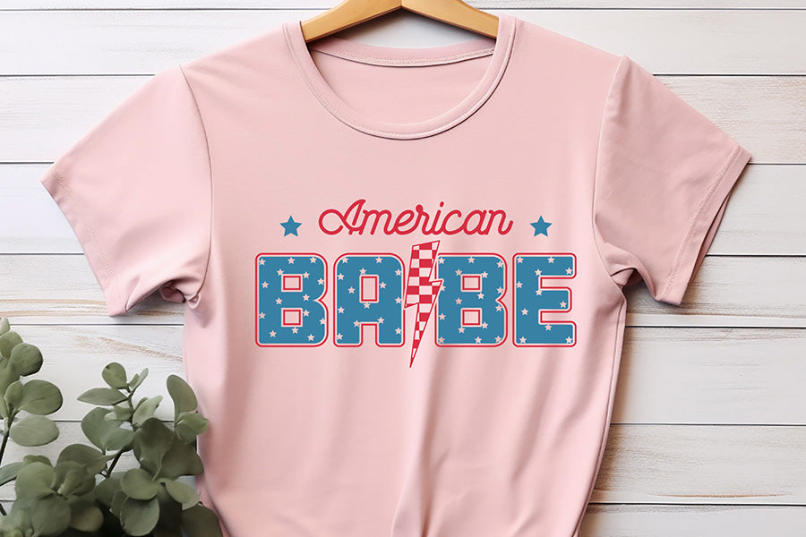 American Babe - Free 4th of July SVG