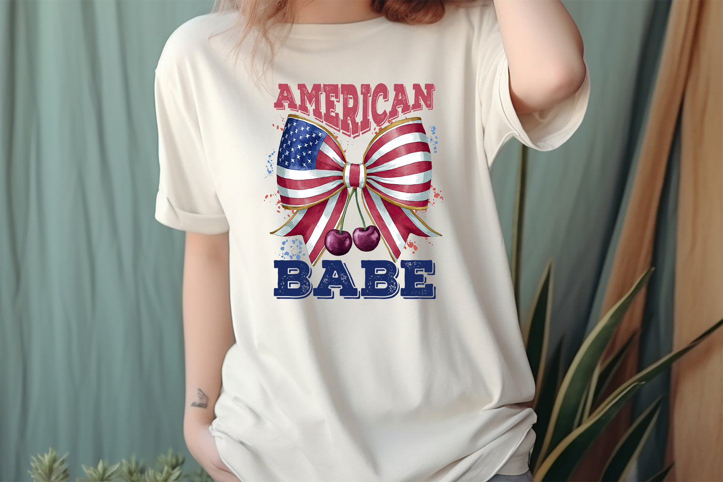 American Babe, 4th of July Sublimation Design