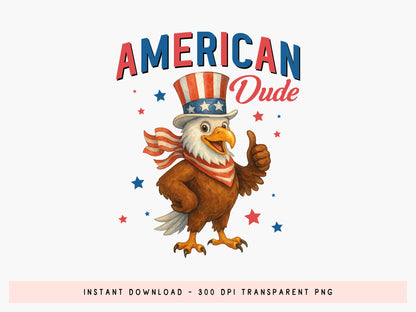 American Dude, 4th of July Chicken Sublimation