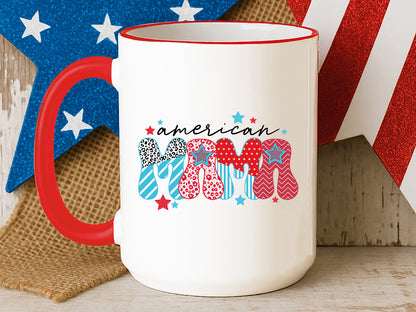 American Mama, 4th of July Sublimation Design