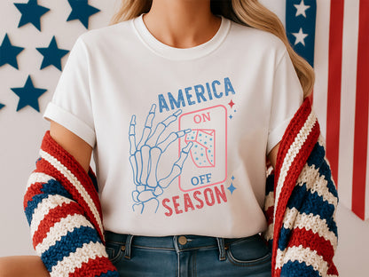 American On Off Season, Funny 4th of July SVG