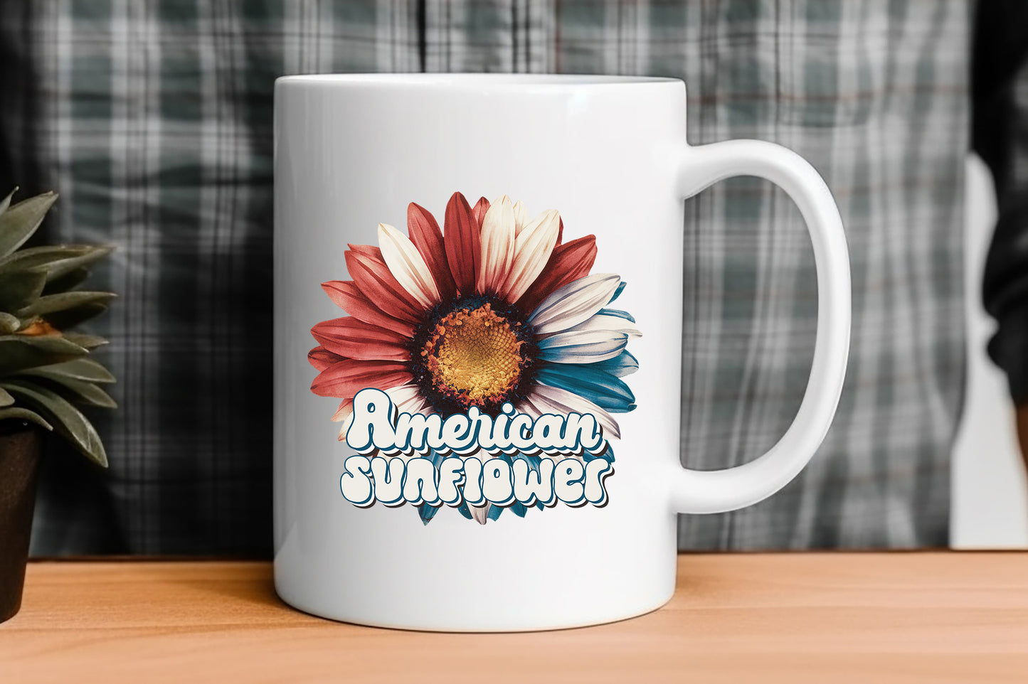 American Sunflower, 4th of July Sublimation