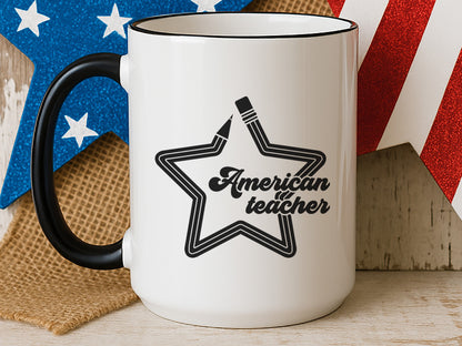 American Teacher, 4th of July SVG