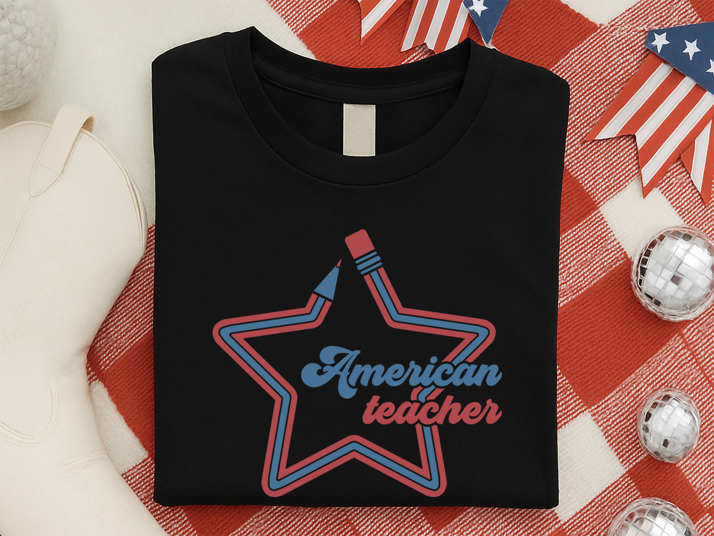 American Teacher, 4th of July SVG