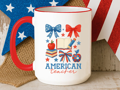 American Teacher, 4th of July Sublimation PNG