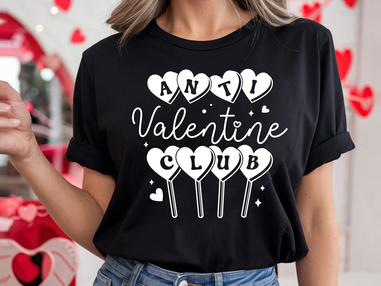 Anti Valentine Club SVG Cut File