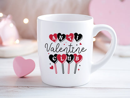 Anti Valentine Club SVG Cut File