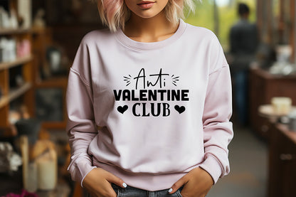 Anti Valentine Club SVG, Anti Valentine's Day Shirt