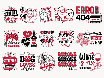 Anti Valentine's Day SVG Bundle