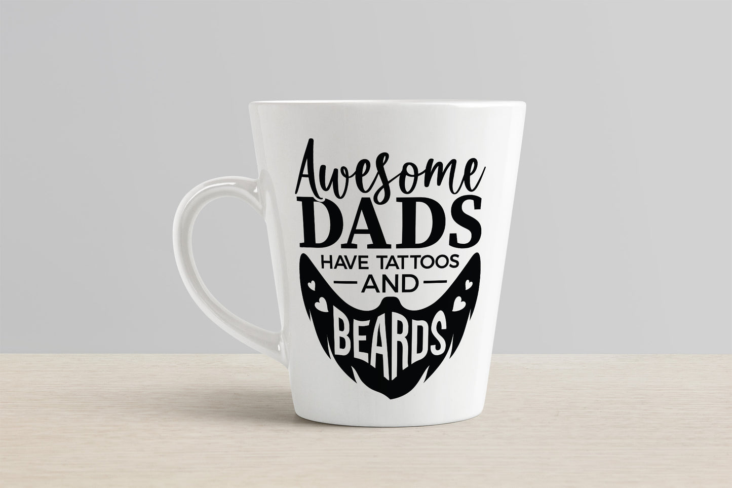 Awesome Dads Have Tattoos And Beards, Father's Day SVG