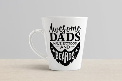 Awesome Dads Have Tattoos And Beards, Father's Day SVG