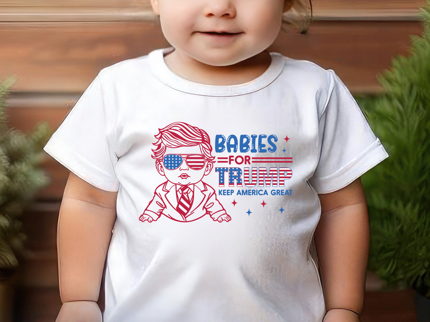 Babies for Trump Keep America Great Sublimation Design