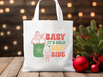 Baby It's Cold Outside - Retro Christmas SVG Design