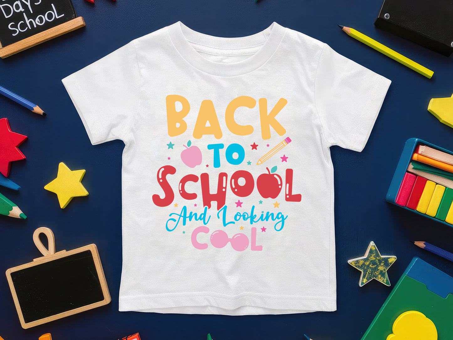 Back To School And Looking Cool SVG Vector