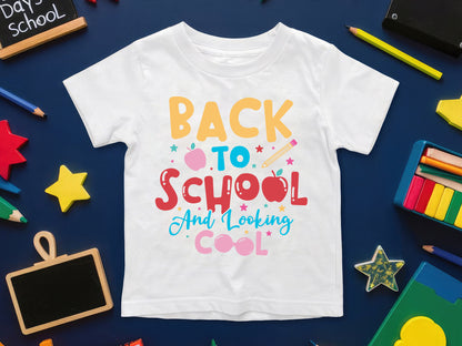 Back To School And Looking Cool SVG Vector