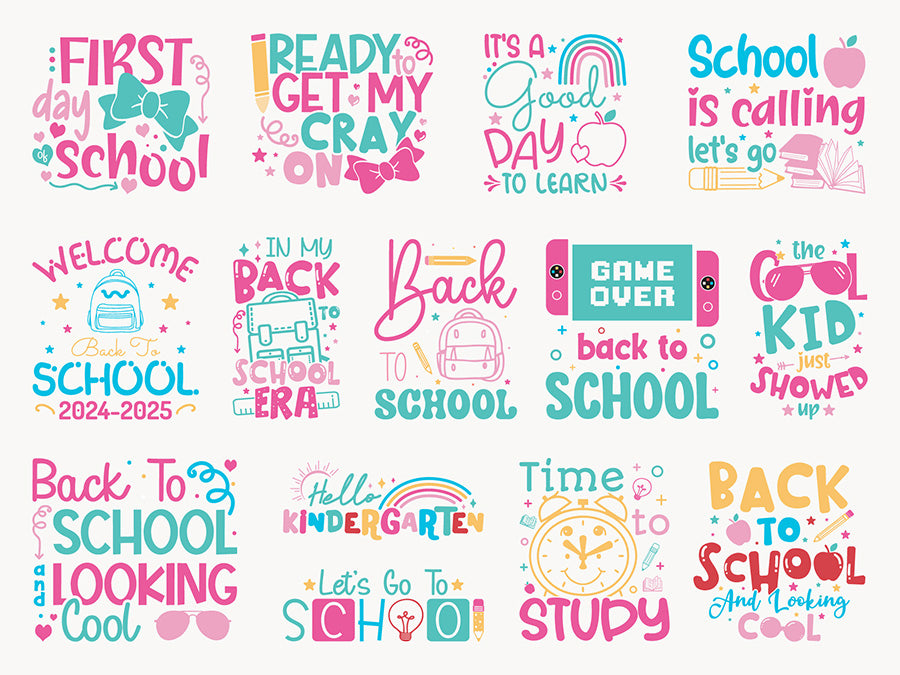 Back to School SVG Design Bundle