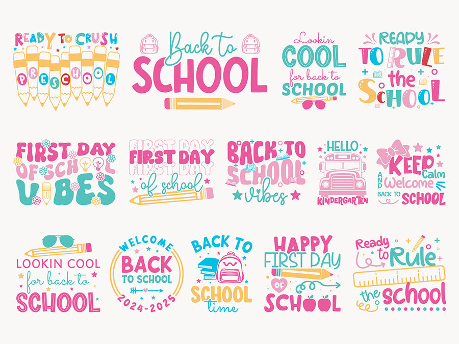 Back to School SVG Design Bundle