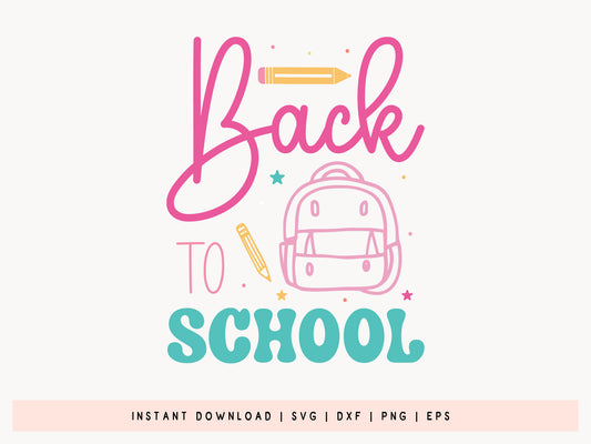 Back to School SVG Cut File