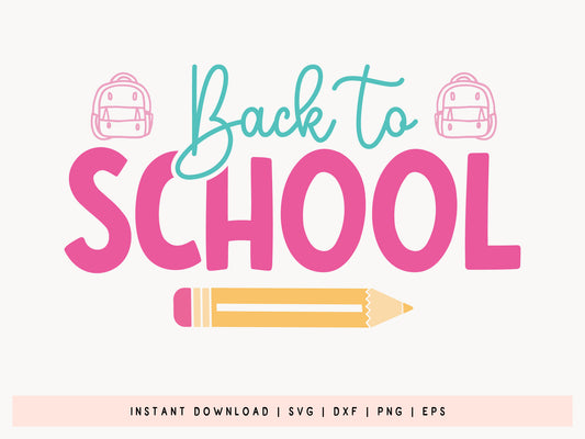 Back to School SVG Design