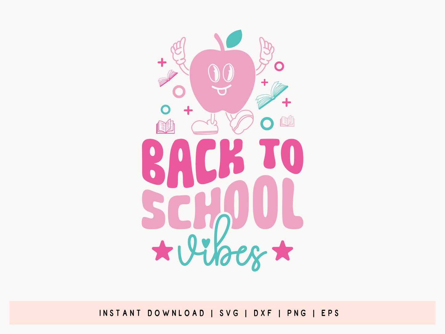Back to School Vibes SVG Design