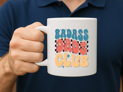 Badass Dads Club - Retro Fathers Day Sublimation