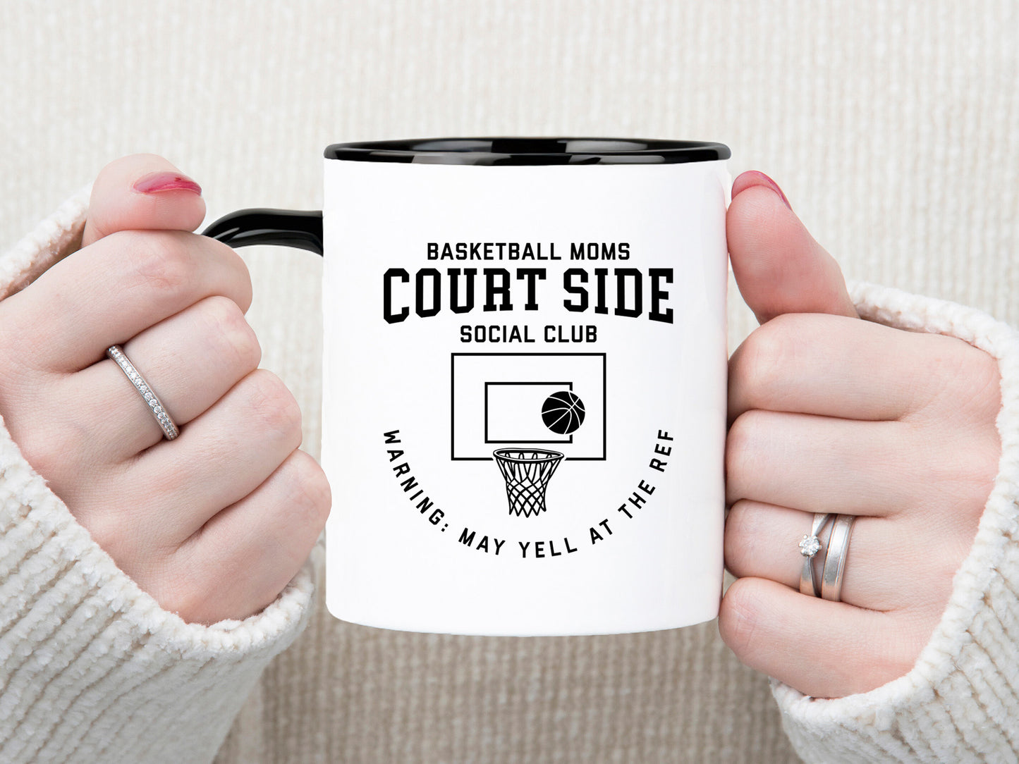 Basketball Moms Court Side Social Club SVG