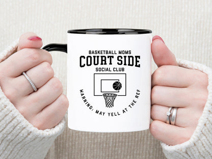Basketball Moms Court Side Social Club SVG