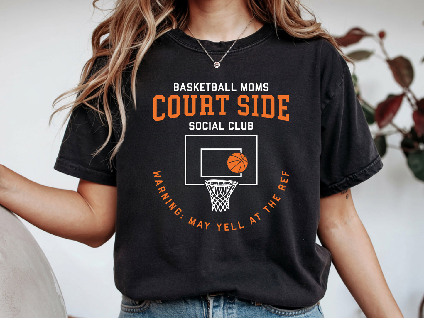 Basketball Moms Court Side Social Club SVG