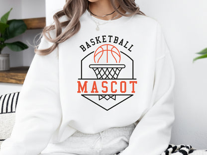 Basketball Mascot SVG Vector