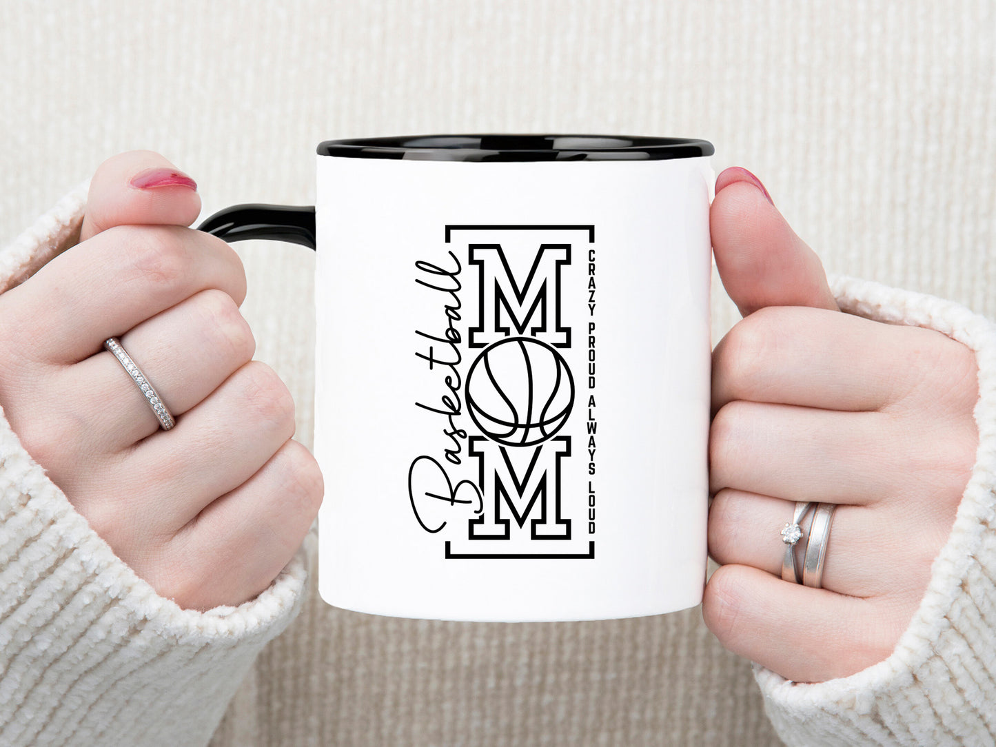 Basketball Mom Crazy Proud Always Loud SVG