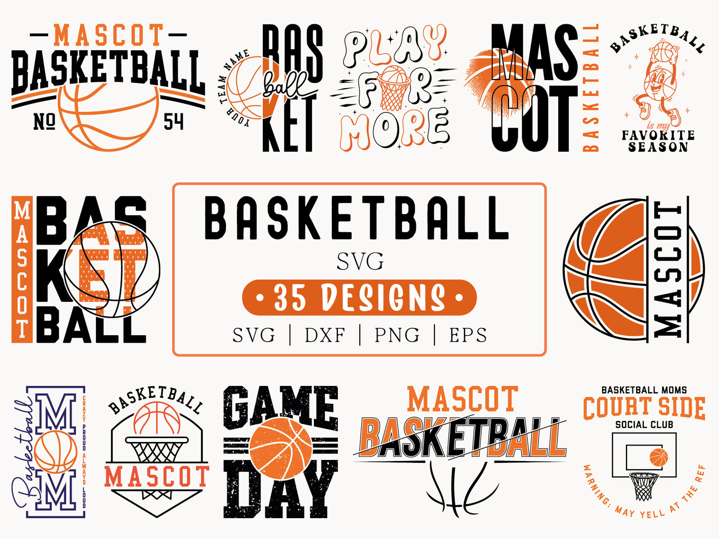 Basketball SVG Designs Bundle