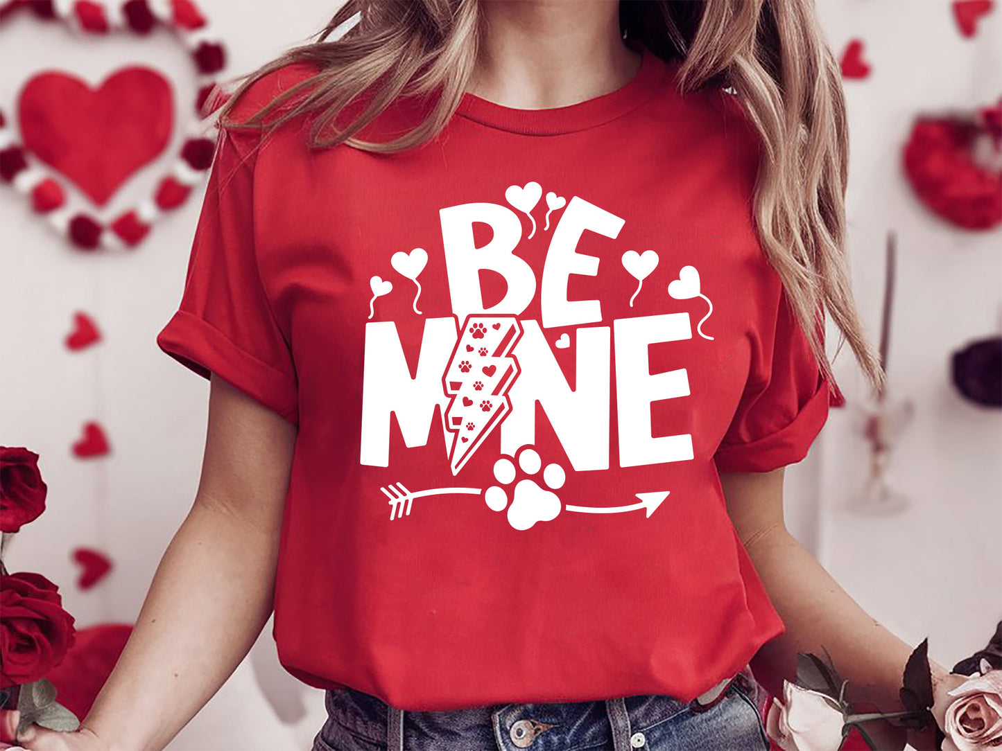 Be Mine - Valentine Cat SVG Cut File