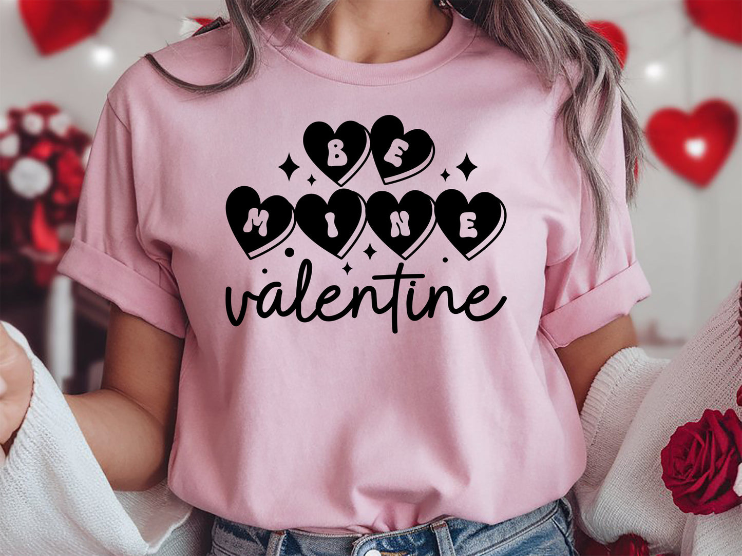 Be Mine Valentine - Retro Valentine's Day SVG