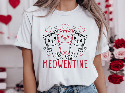 Be My Meowentine - Cat Valentine SVG Cutting File