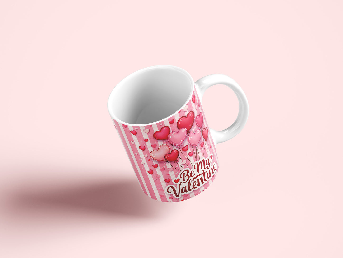 Be My Valentine Mug Wrap PNG Sublimation