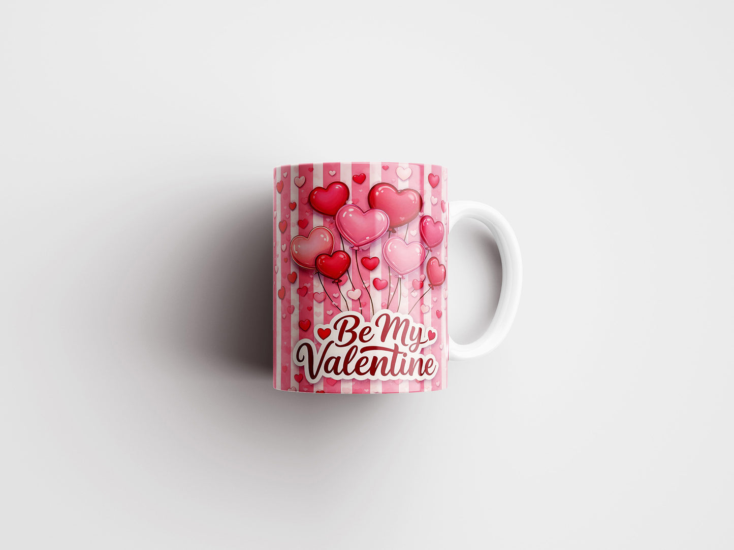 Be My Valentine Mug Wrap PNG Sublimation