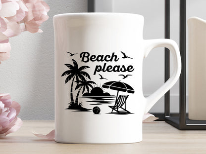 Beach Please, Cute Summer SVG Vector