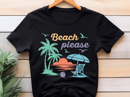 Beach Please, Cute Summer SVG Vector