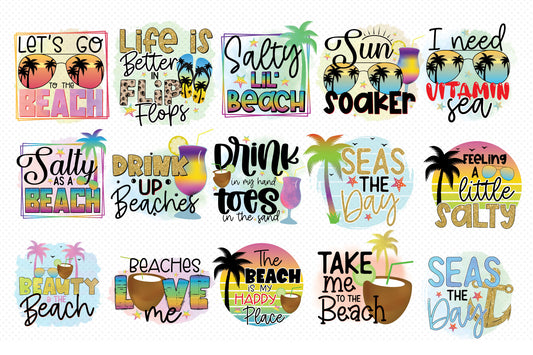 Beach Sublimation Designs Bundle