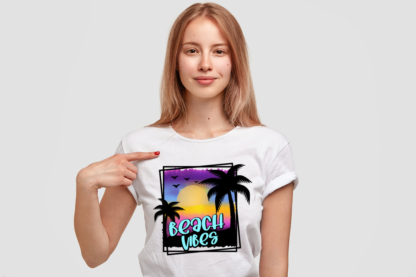 Beach Vibes - Summer Sublimation Design