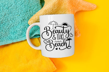 Beauty And The Beach SVG File