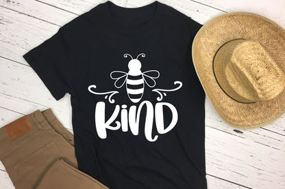 Bee Kind SVG Black and White
