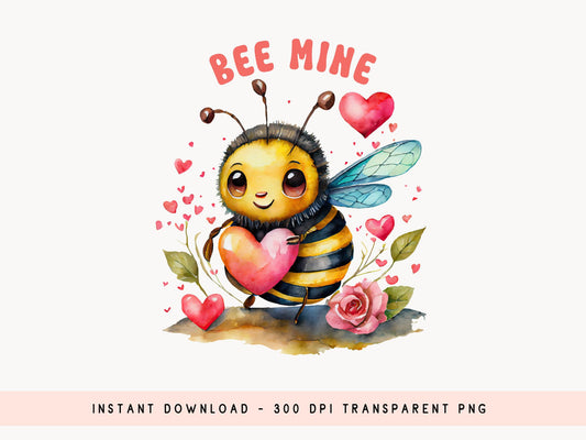 Bee Mine - Valentine's Day Sublimation