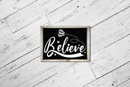 Believe - Butterfly SVG File