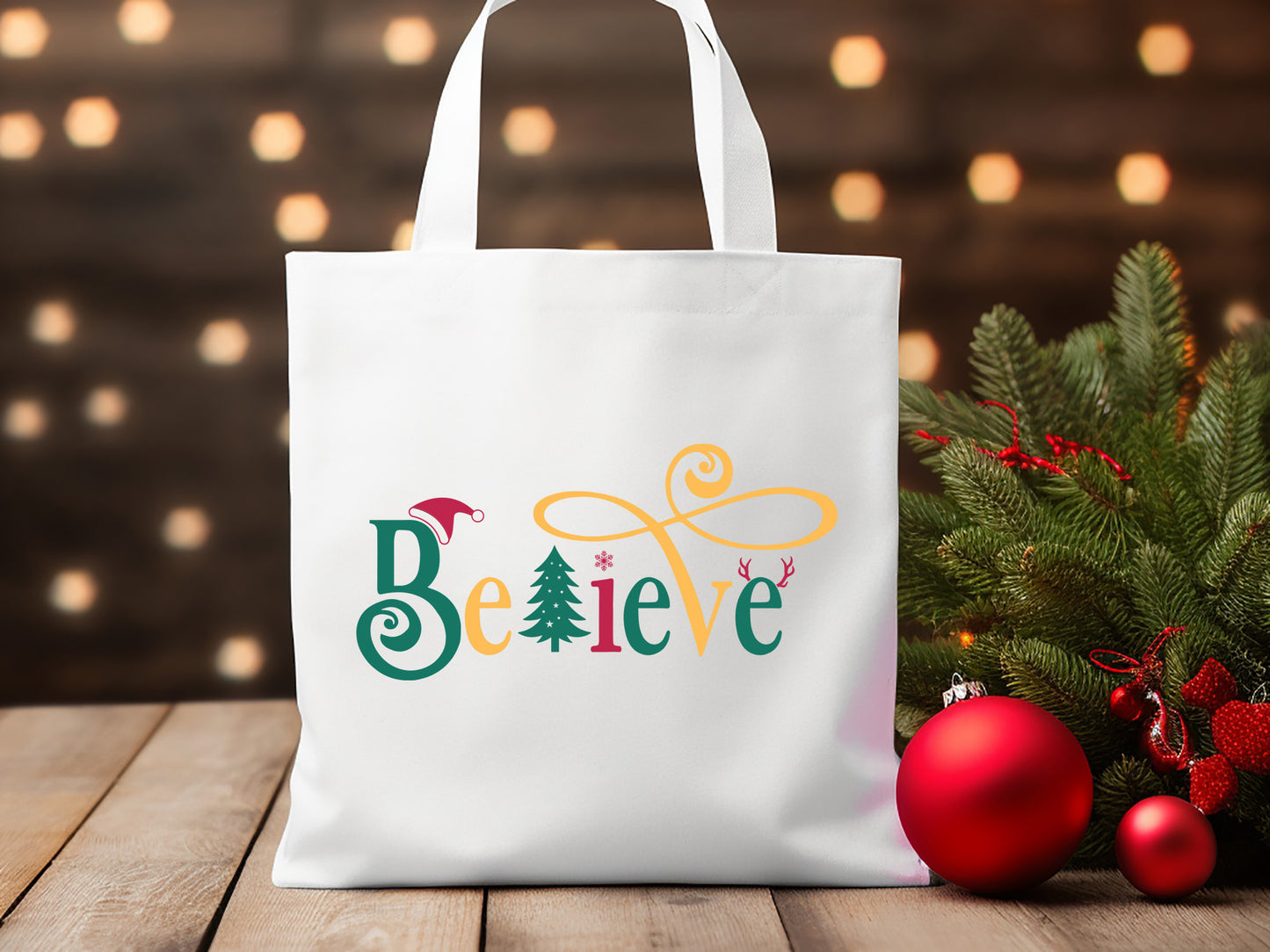 Believe - Christmas SVG Cut File