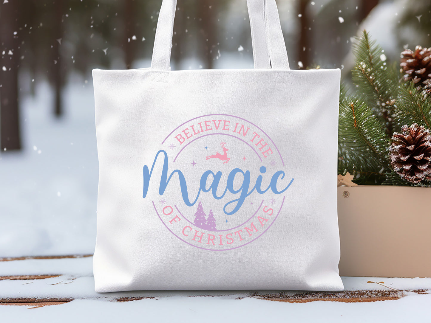 Believe in the Magic of Christmas - Snowman SVG File