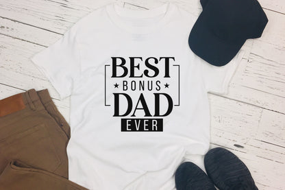 Best Bonus Dad Ever, Fathers Day SVG File