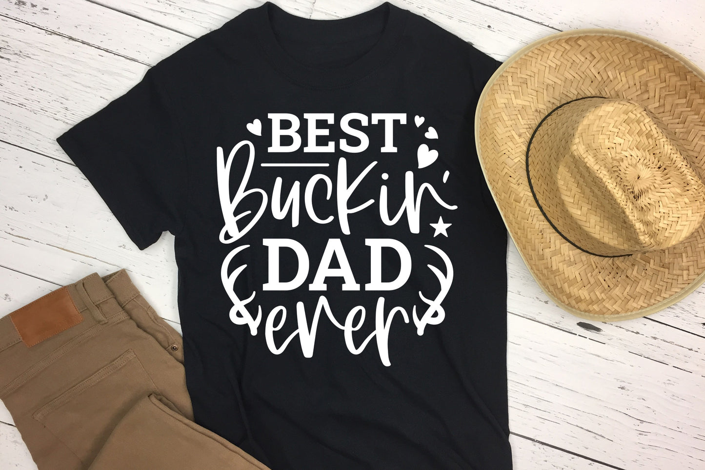 Best Buckin Dad Ever, Fathers Day SVG File