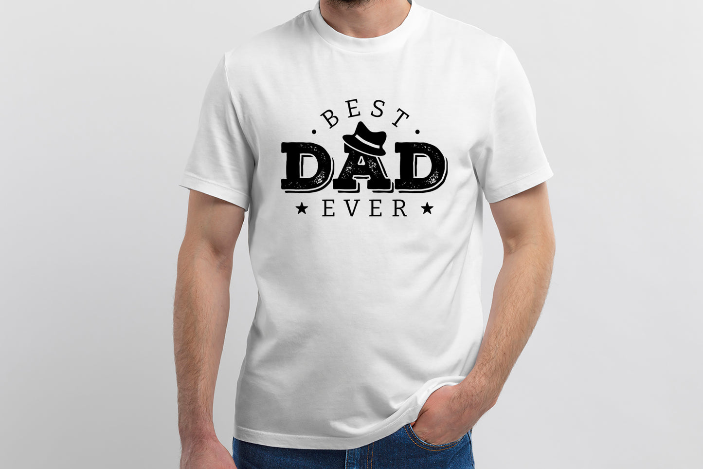 Best Dad Ever, Father's Day Shirt Design SVG