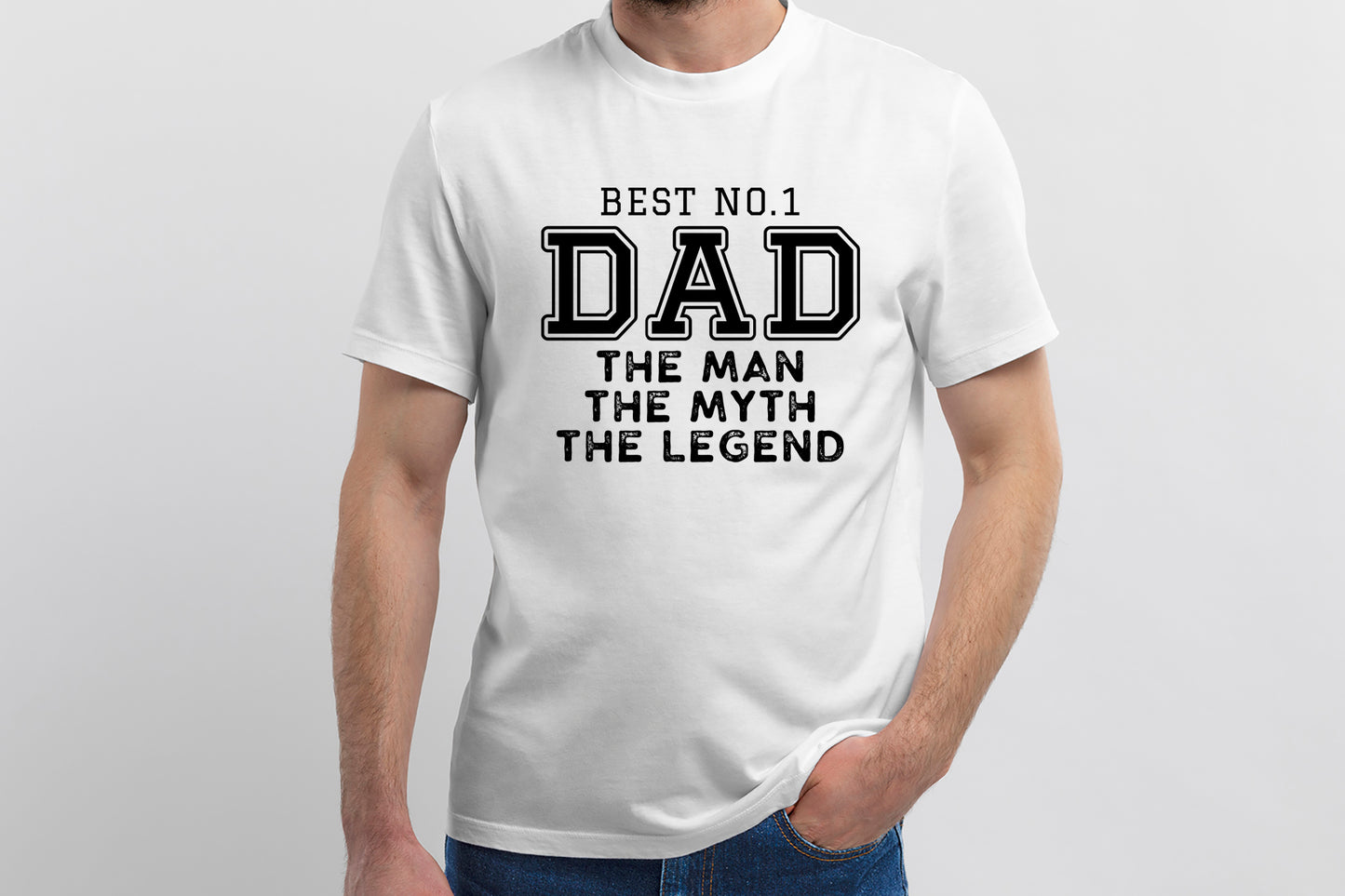 Best No 1 Dad The Man The Myth The Legend SVG
